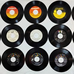 Ray Charles 45 Lot of 15 CLEANED TESTED VG+Average Condition 