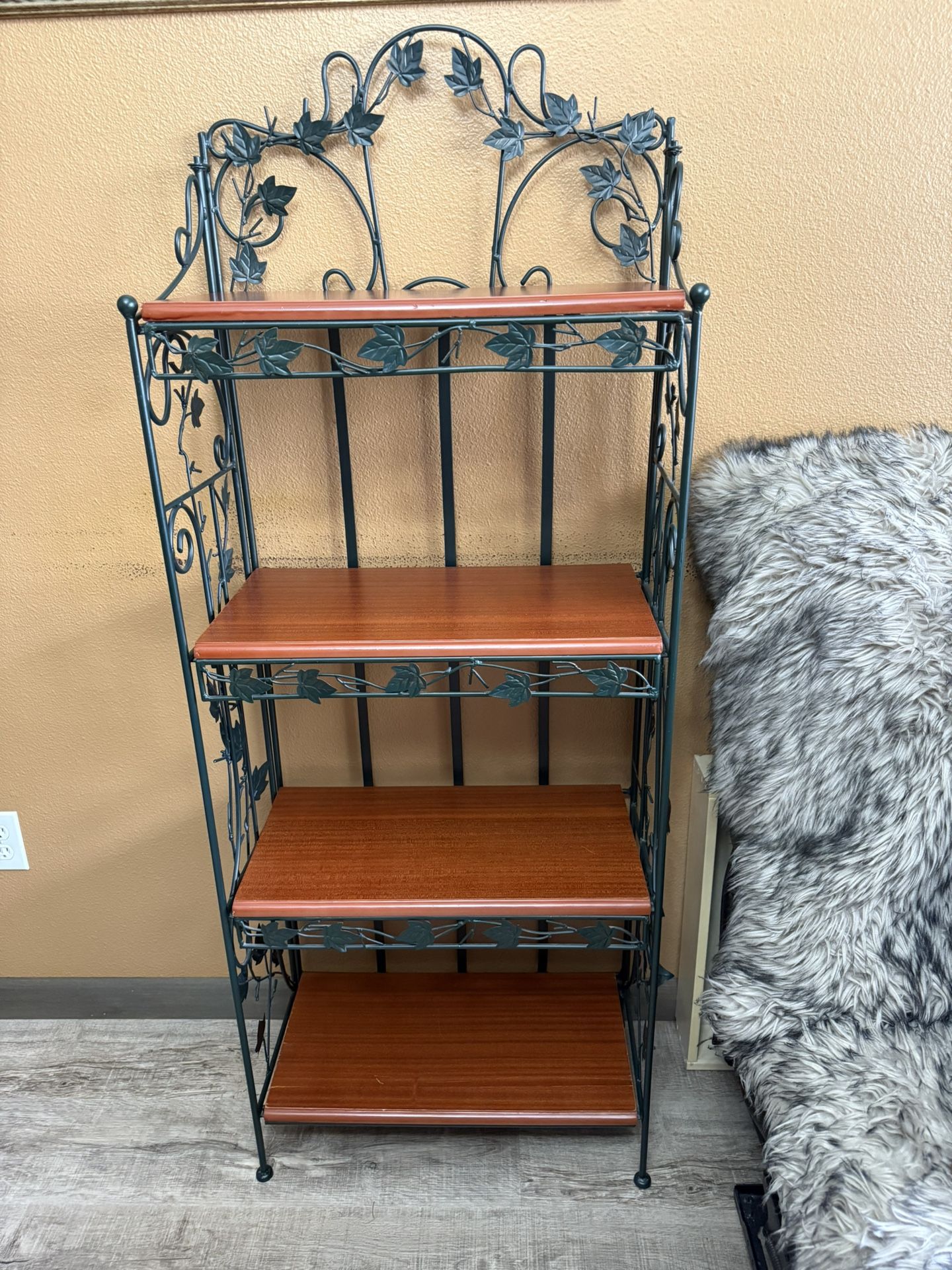 Wrought iron rack Shelf