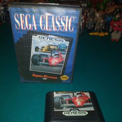   Sega Genesis Console Game "Super Monaco GP" ( Vintage 1992)