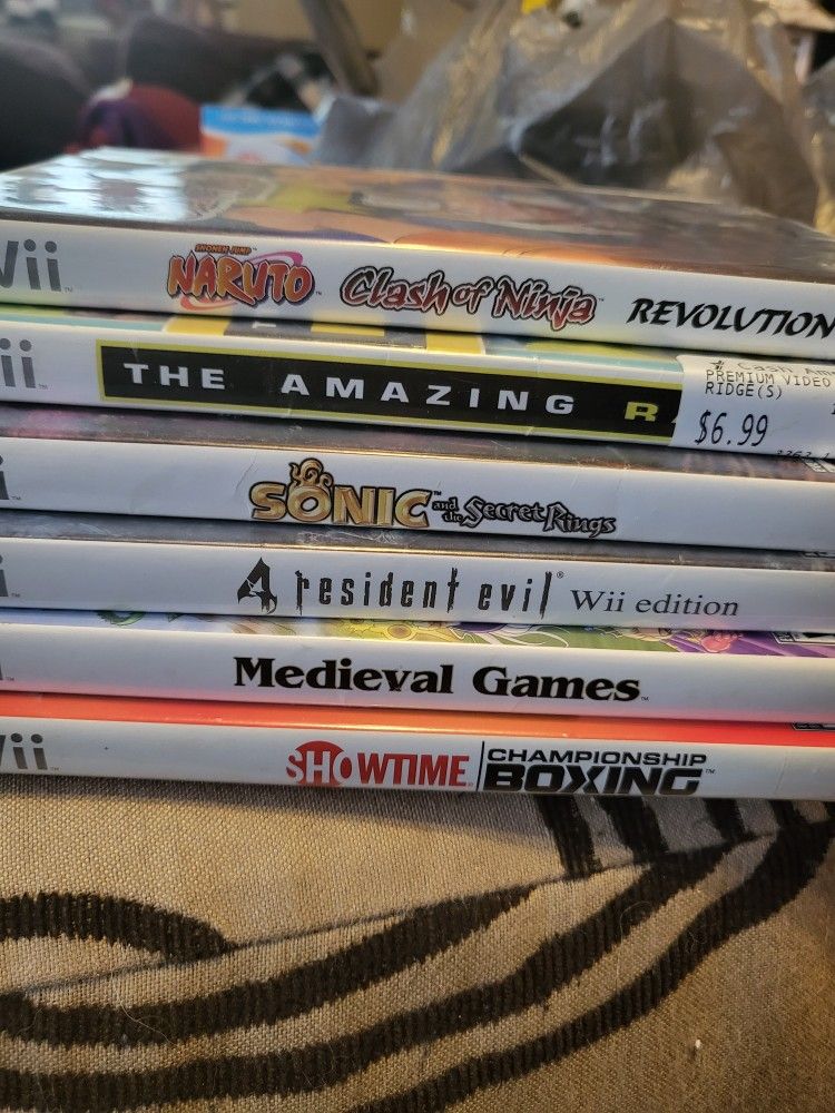 Nintendo Wii Games All For 30.00