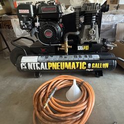 Air Compressor Central Pneumatic 9 Gallon + Hose