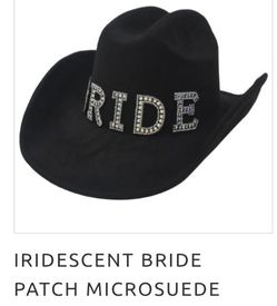 Cowboy Bride Hat