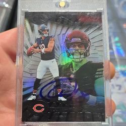 Caleb Williams On Card Auto