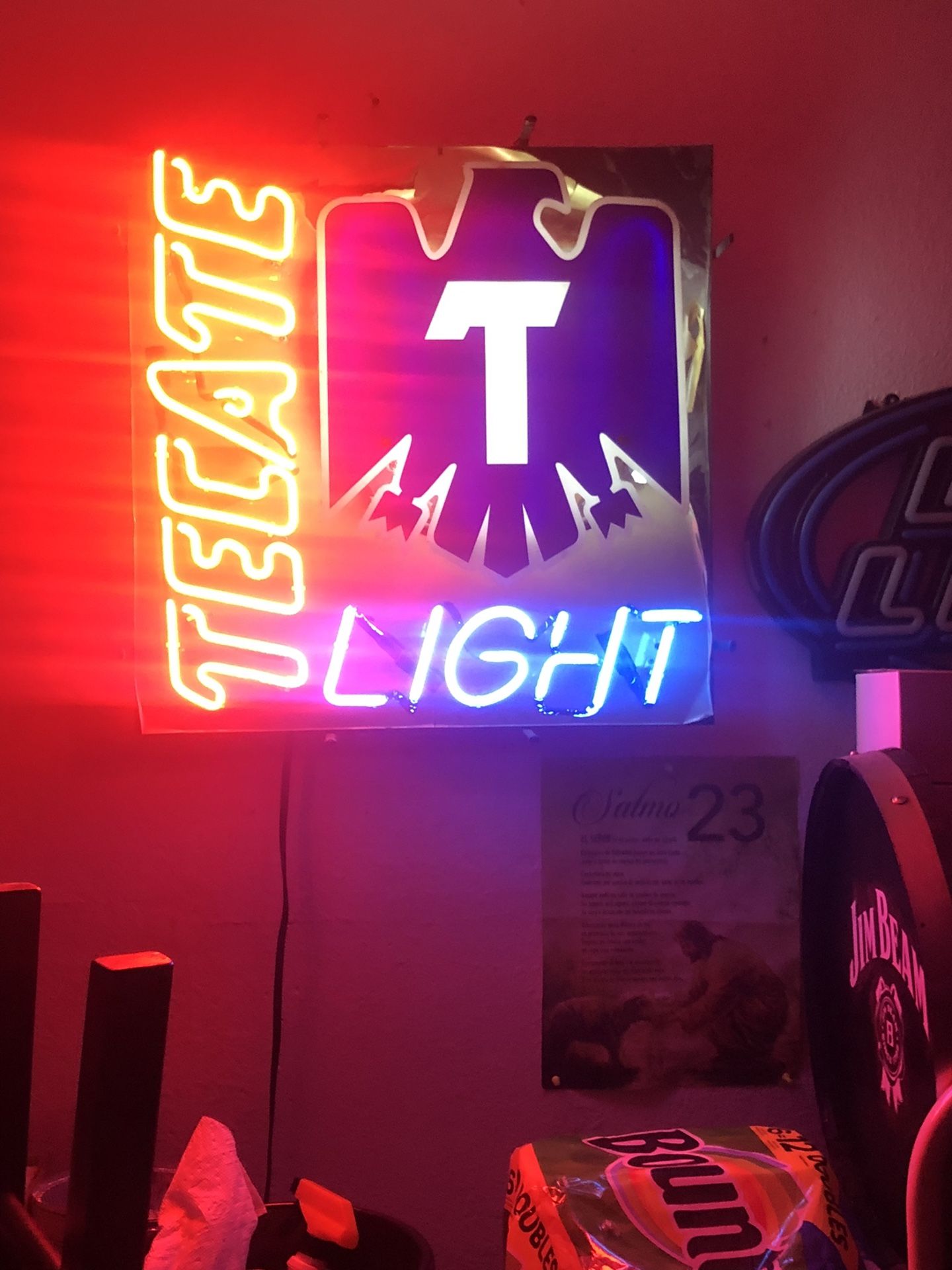 Light Neon Tecate
