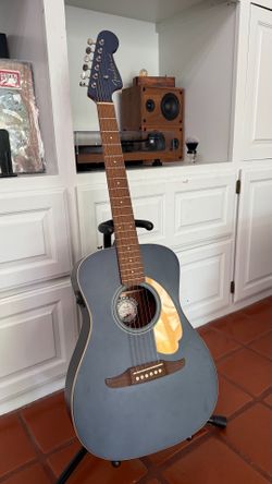 Fender malibu player midnight blue acoustic