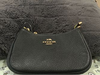 coach bag mini terry black gold