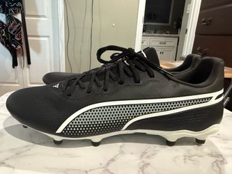 Puma Soccer Cleats Black and White