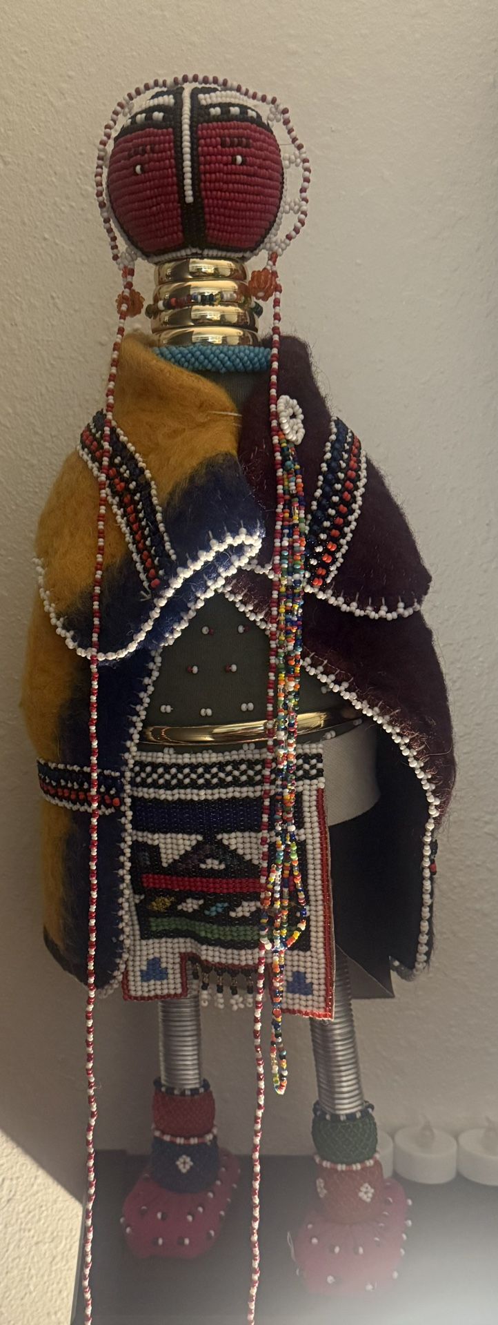 South African Ndebele Beaded Ceremonial 16”
