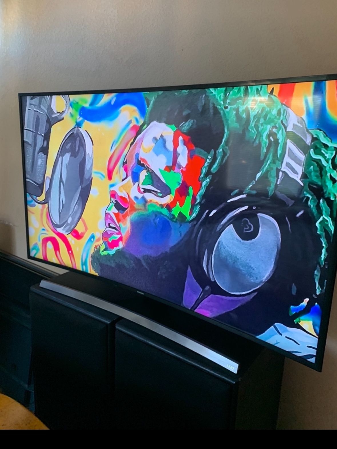 Samsung 55”CURVED UN55JU6700 4k UHD Crystal Smart TV.