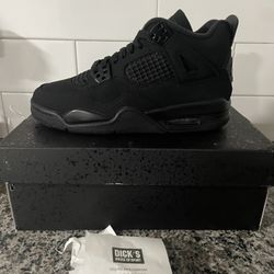 JORDAN BLACK CAT 4 Sz 5y 7 Women’s 