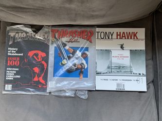 Collectors edition issued Thrasher magazines skateboard