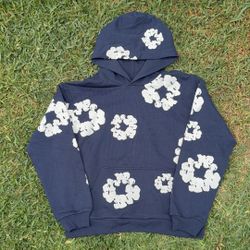 Denim Tear S,M,L Navy Blue Hoodies