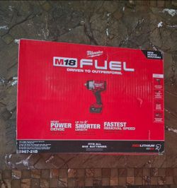 1/2 milwaukee high torque impact with 5.0 battery and charger bag  combo