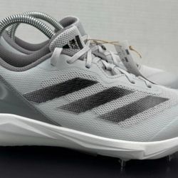 Brand New Adidas Adizero Instinct Women Gray Metal Girls Softball Cleats Size 7.5