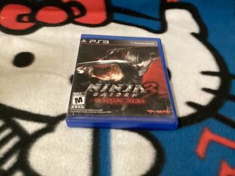 PlayStation 3 Ninja 3 Gaiden Razors Edge Video Game