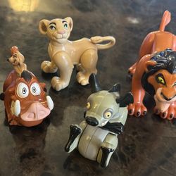 Lot Of 5 Lion King Toys