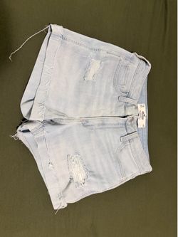 Hollister Light Blue Denim Shorts