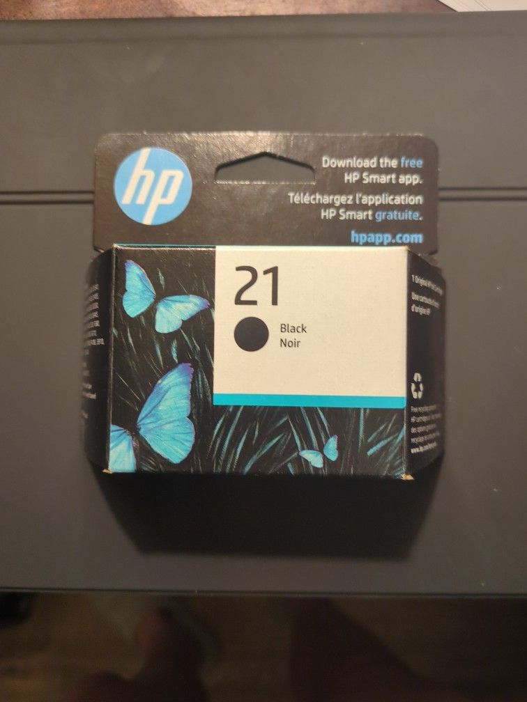 Brand New Unopened HP Black Ink Cartridge 21