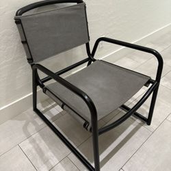 Living Spaces Black Metal Chair