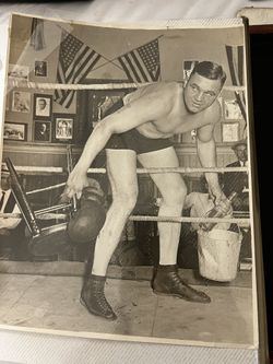Early 1900s Original Photographs Of Boxers Referee’s, Boxing Rings 