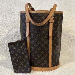 Louis Vuitton GM Monogram Bucket Bag