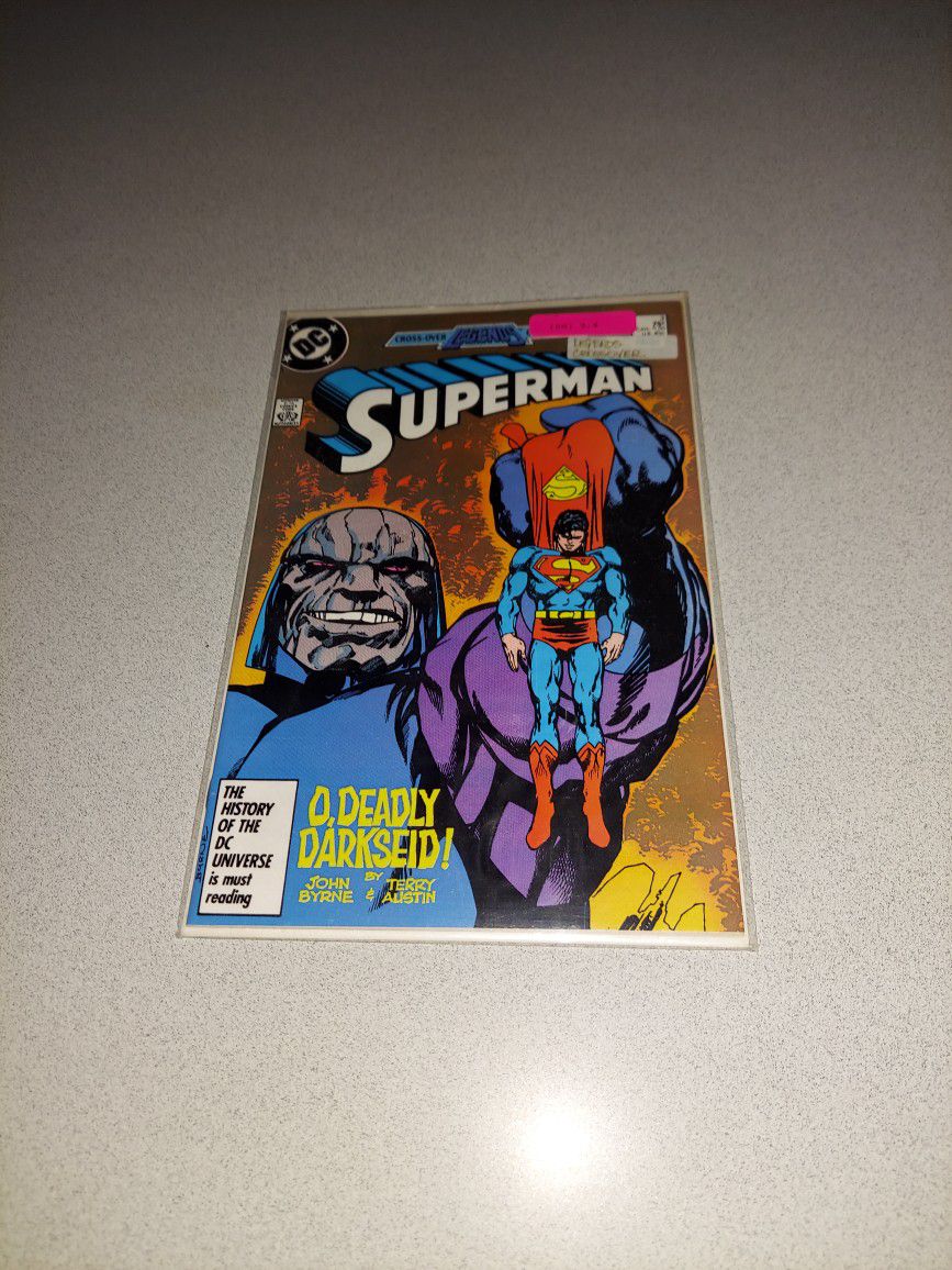 1987 CROSS-OVER LEGENDS CHAPTER 17 SUPERMAN #3 COMIC  BAGGED AND BOARDED 