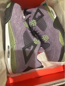Jordan 4 Retro Canyon Purple size 9.5 m