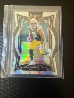 Select die cut prizm Josh Jacobs