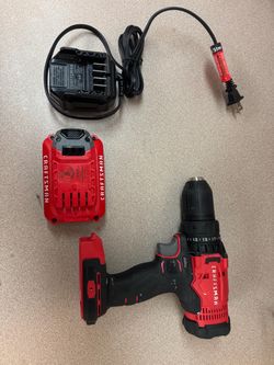 Craftsman V20 Cordless Drill – Battery & Charger Included