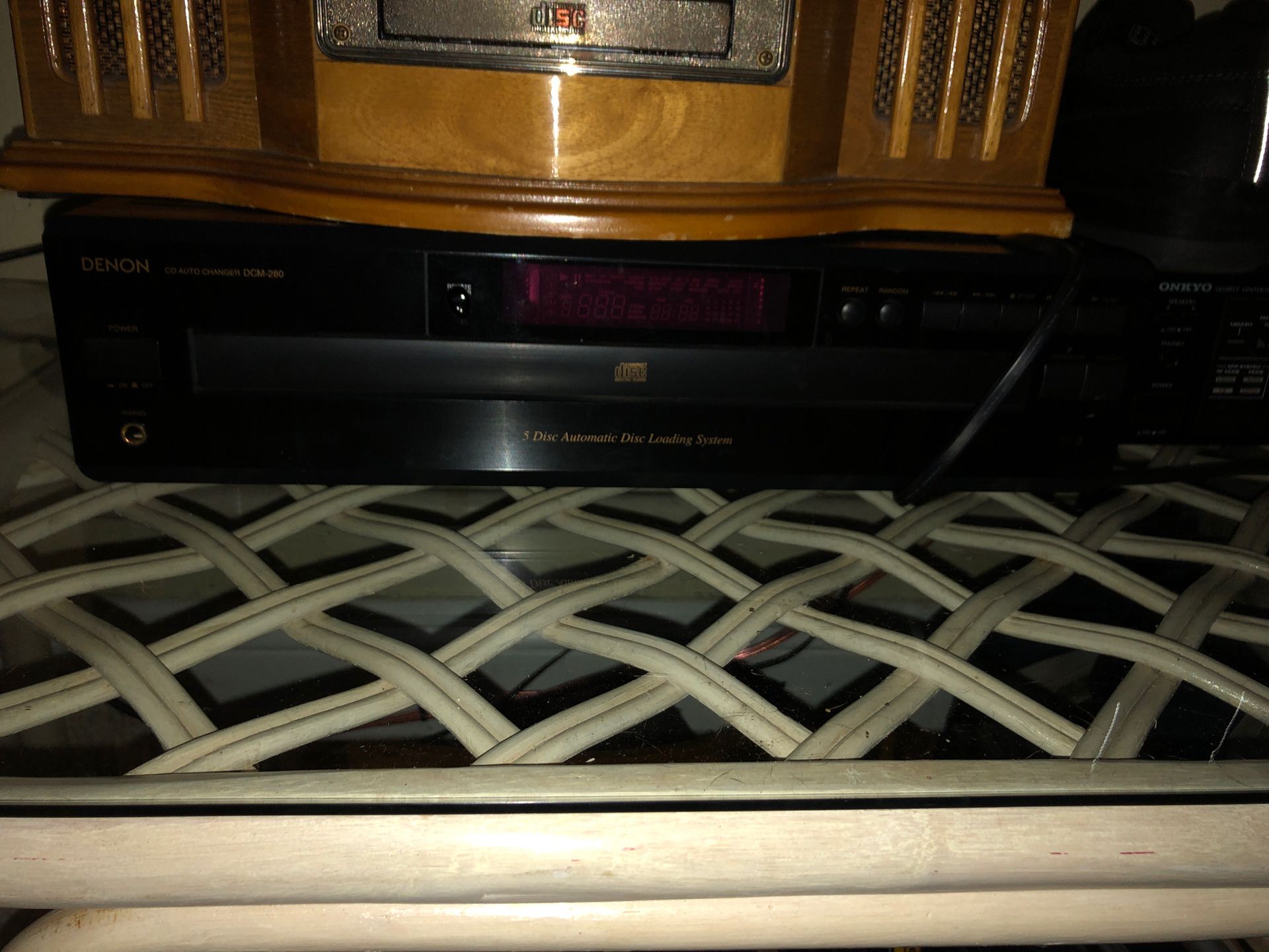 Denon Five disc CD changer