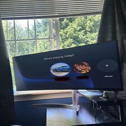 LG 49” 32:9 Ultra wide dual QHD IPS curved LED Monitor