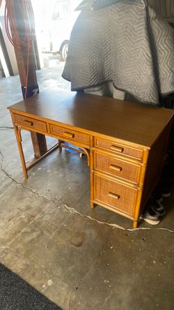 Boho Ratan Desk - 92117
