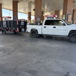 Pickup freezer and stove