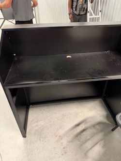 Black desk