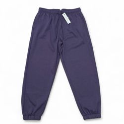 Topshop purple fleece sweatpants