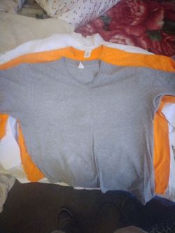 Damaged. V neck