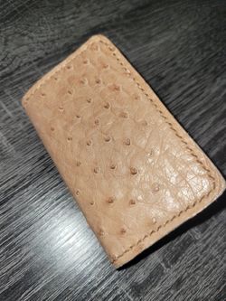 Ostrich Card Holder Wallet 