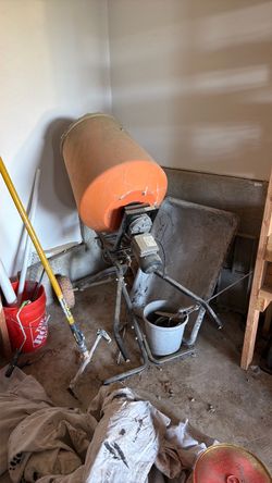 Electric Cement Mixer with Stand