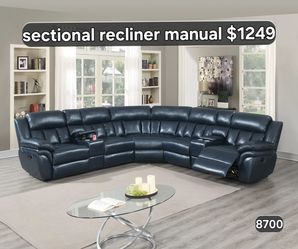 Sectional  Recliner Manual nuevos