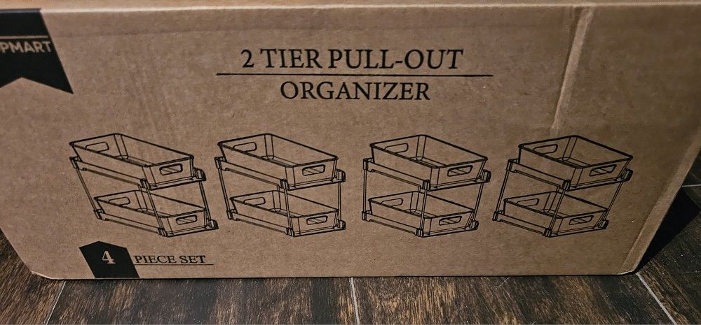 2-Tier Pull Out Organizer By Vtopmart