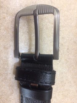 Leather belt