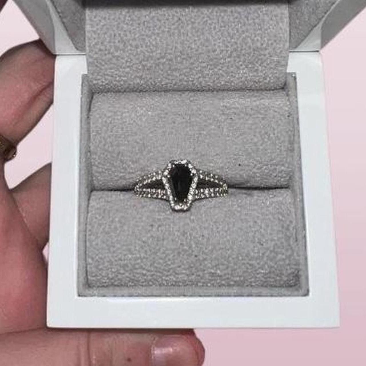 Eternal Love Black & White Diamond Ring