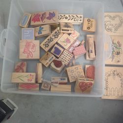 Set Of Stamps For Creating