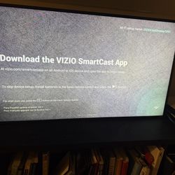 50” Vizio Smart Tv With Remote 