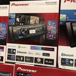 Pioneer Single Din Bluetooth Stereo 