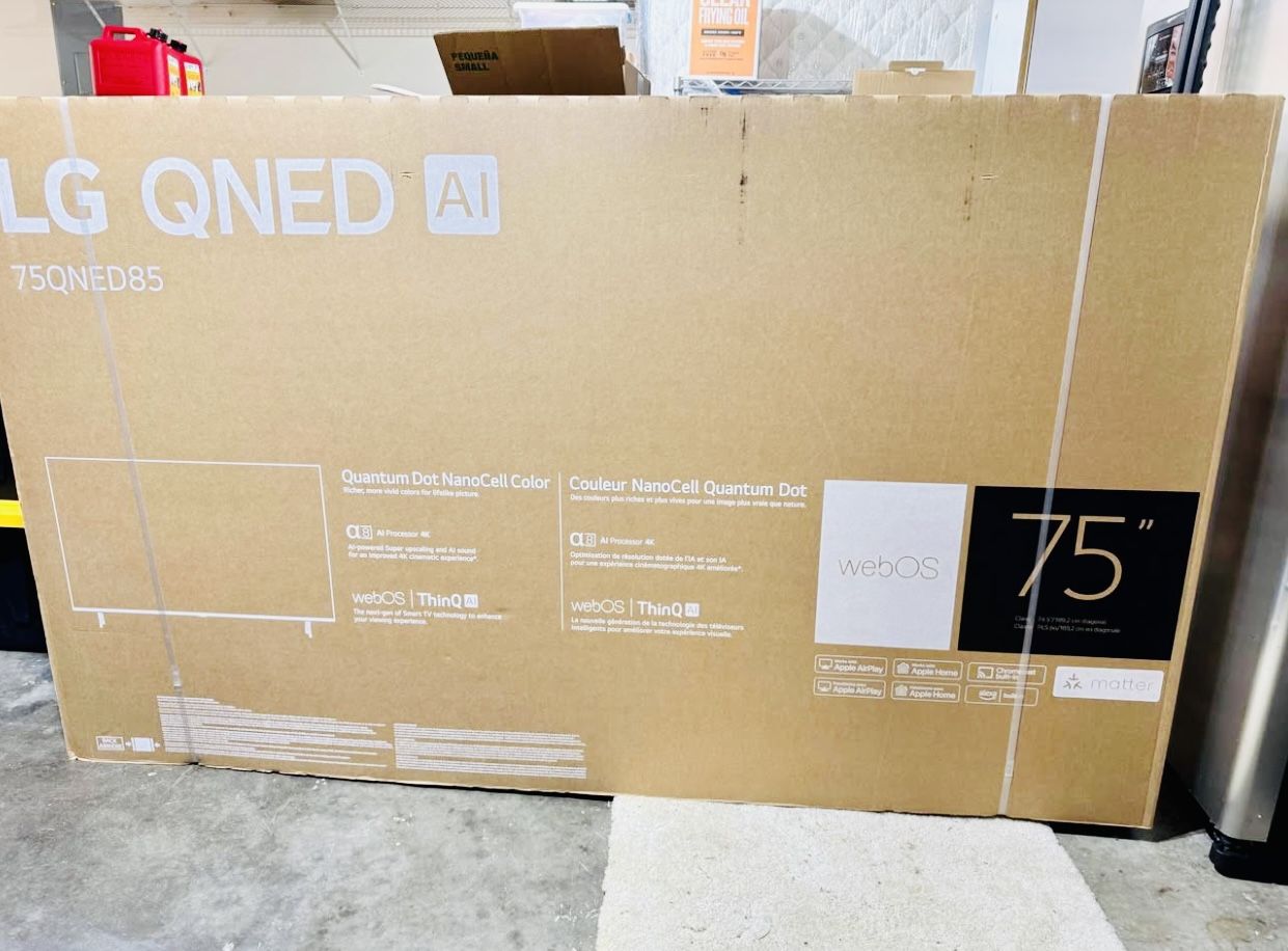 LG - 75" Class 85 Series QNED 4K UHD Smart webOS TV Brand New In Box Delivery Available