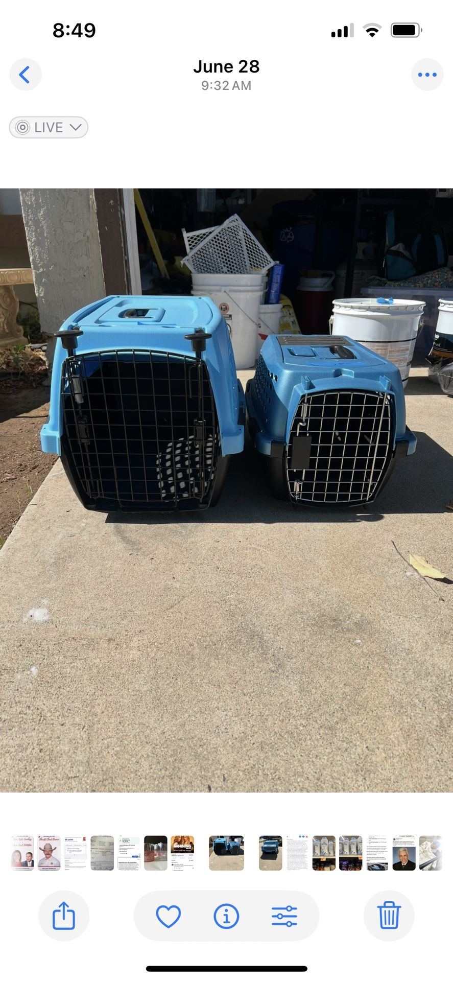 Pet carrier Have small and medium