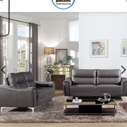 New Gray Couch And Loveseat Only $50 Down Payment 