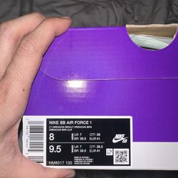 Brand new AF1 SB size 8