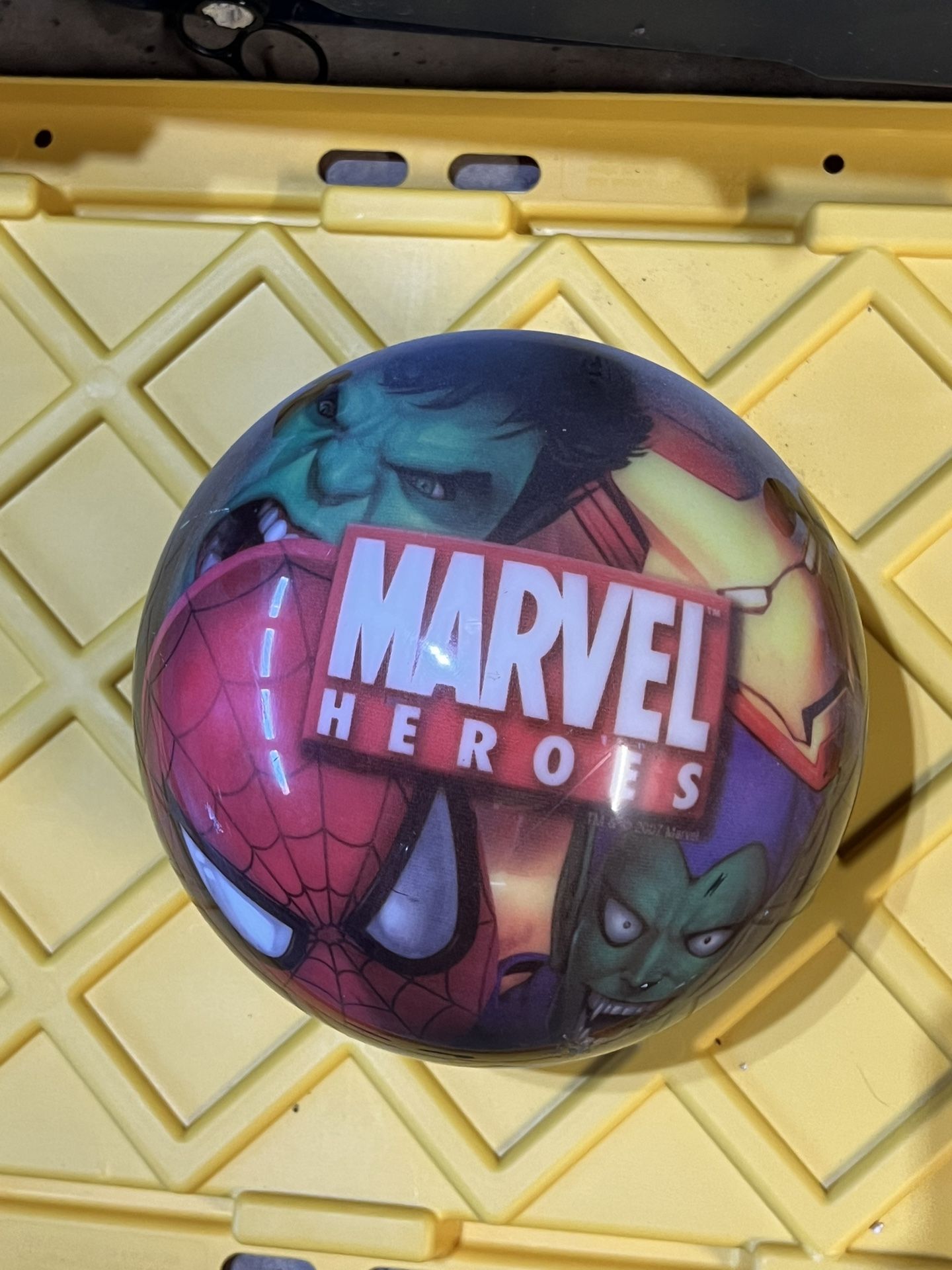 Custom Bowling Ball (No Holes) Marvel